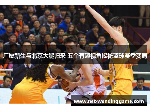 广厦新生与北京大腿归来 五个有趣视角揭秘篮球赛季变局